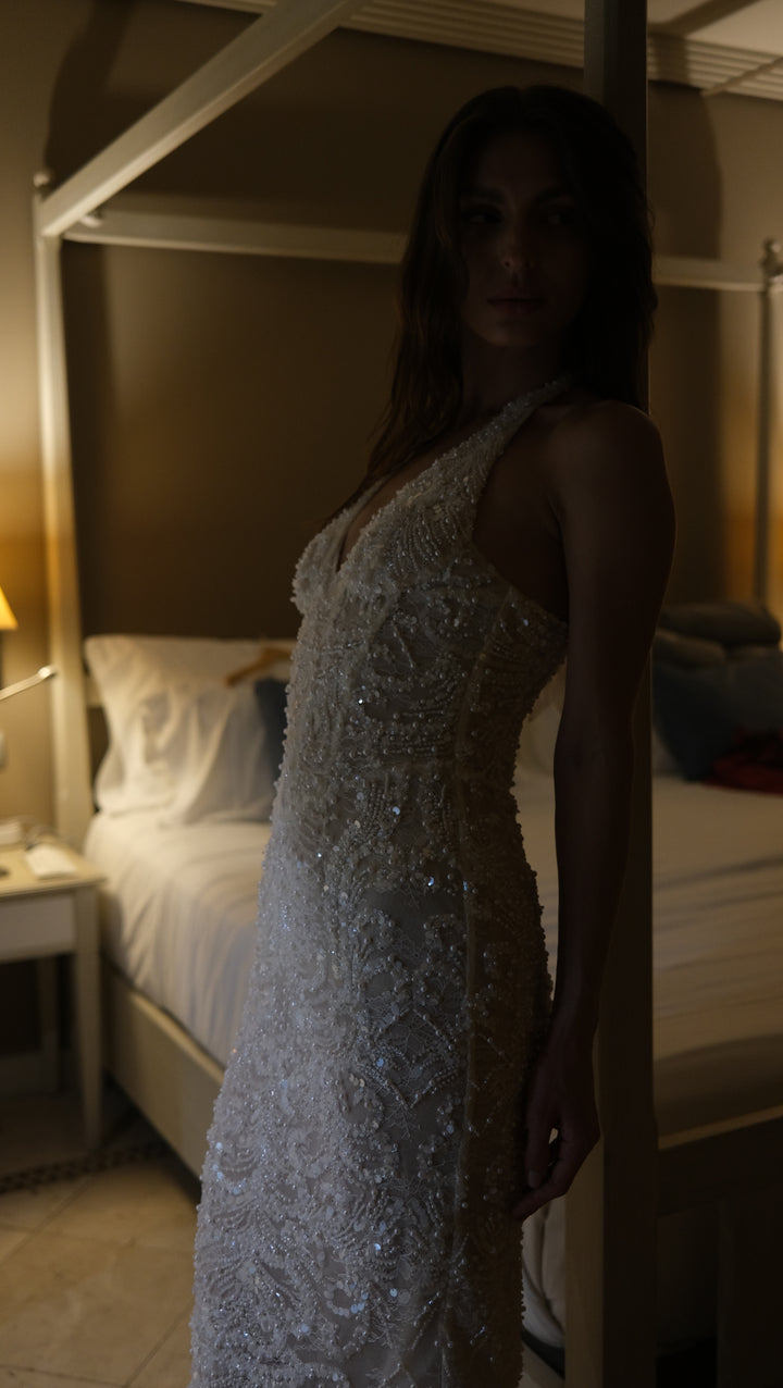 "Fever Dream" Embellished Maxi Dress