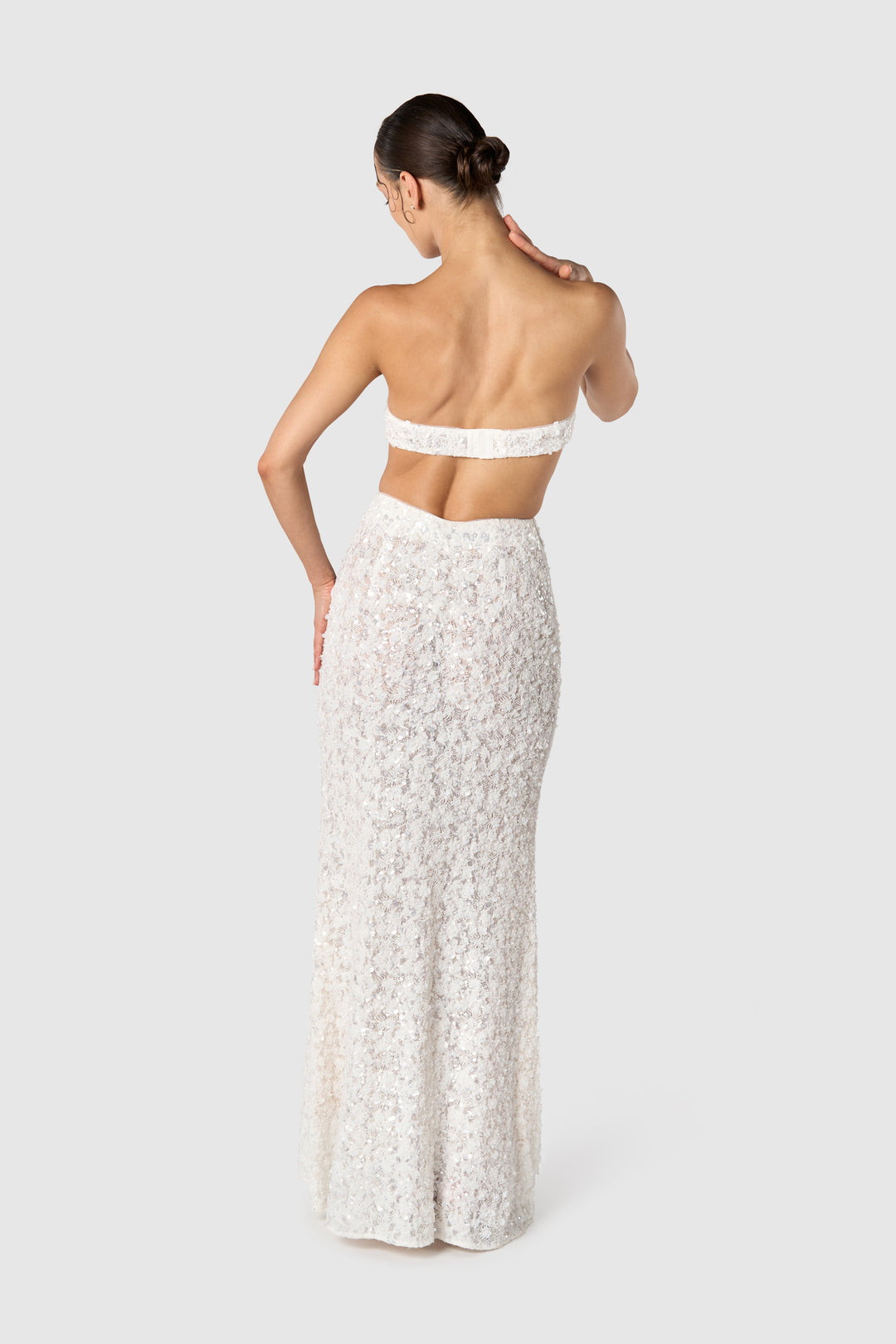 "Dove" Top & Skirt