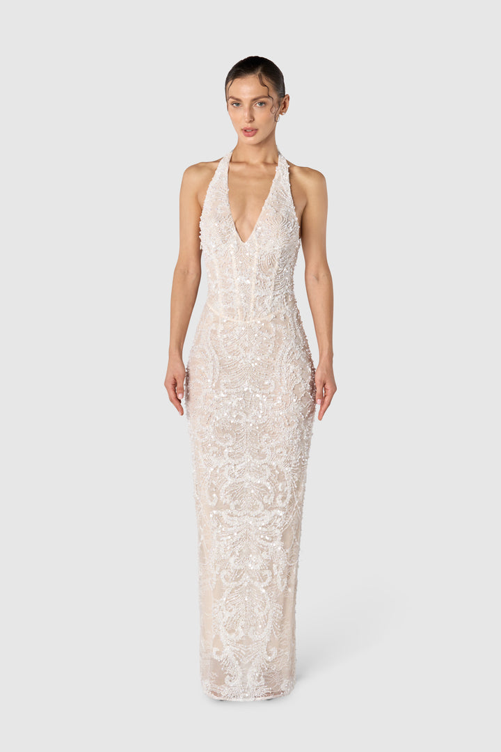 "Fever Dream" Embellished Maxi Dress