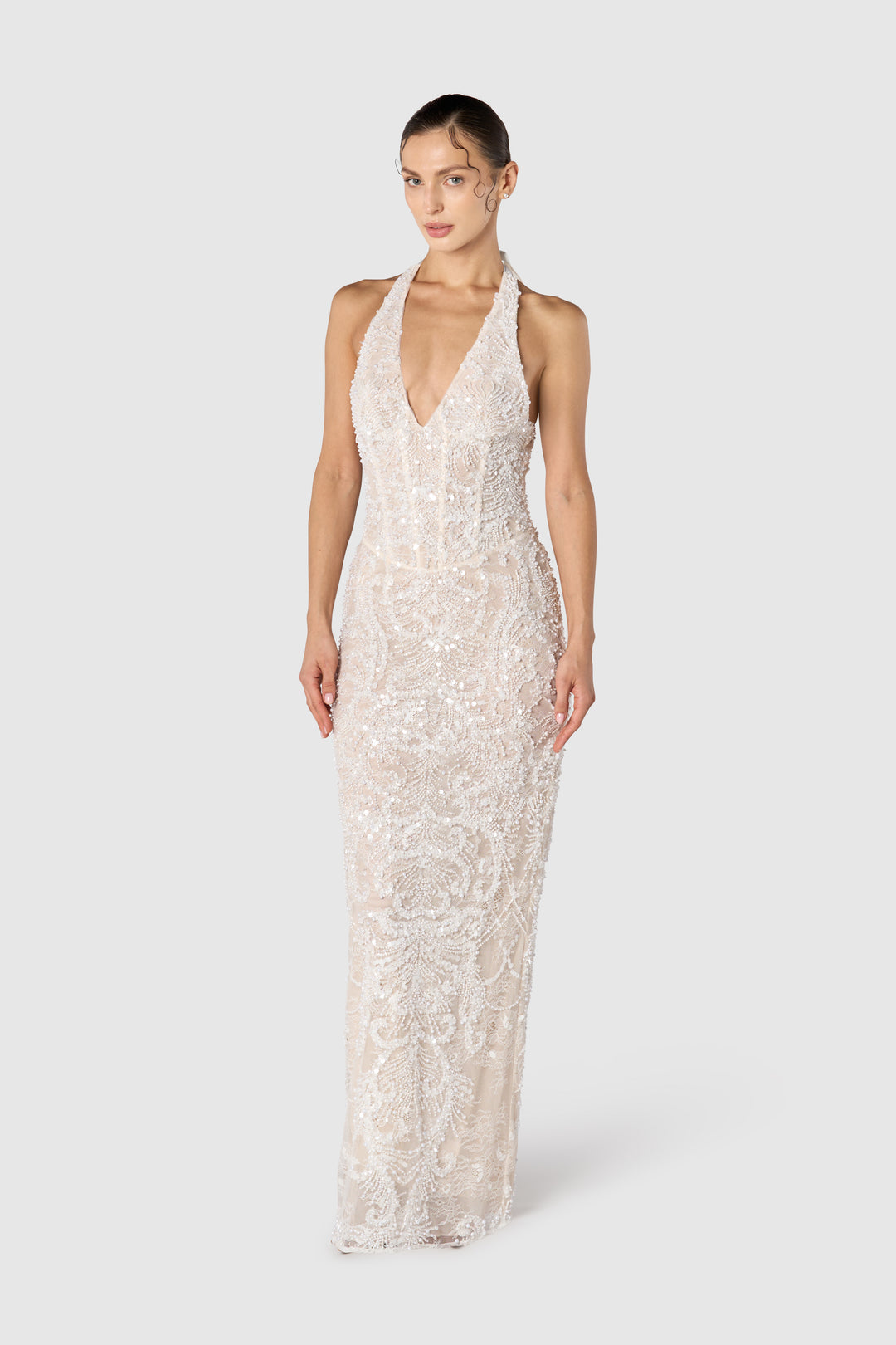 "Fever Dream" Embellished Maxi Dress