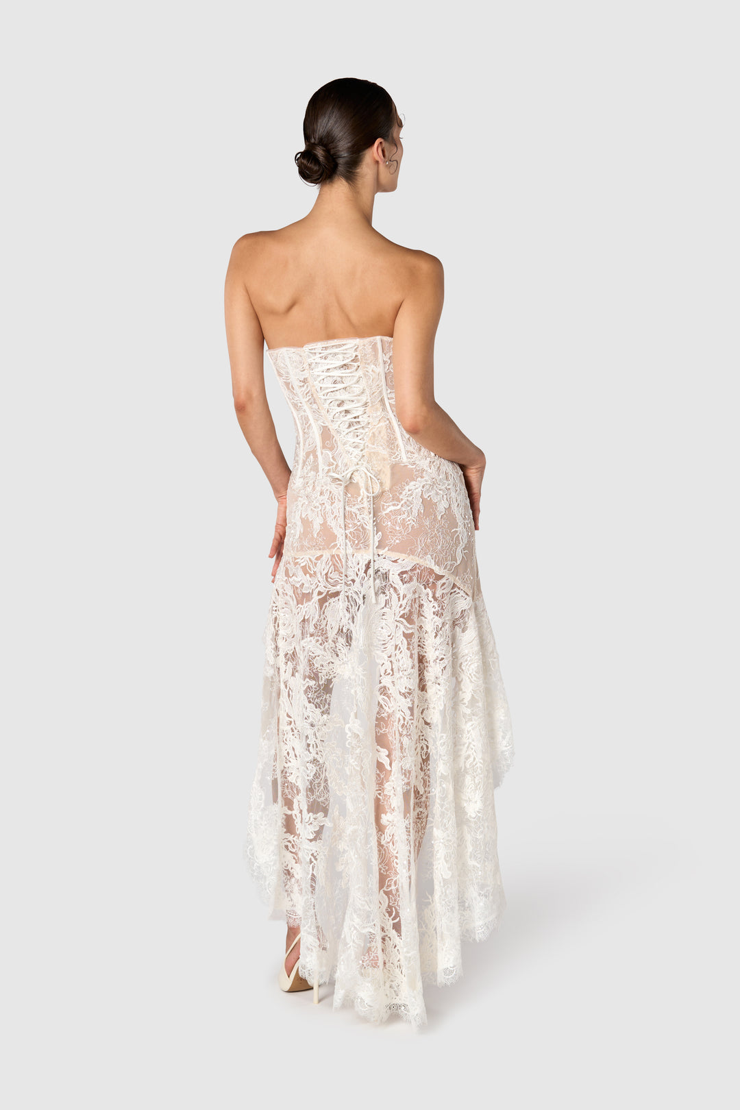 "Wild Card" Lace Midaxi Dress