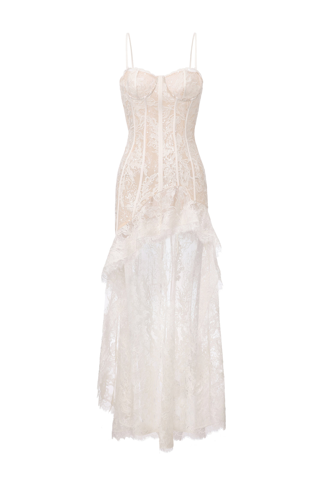 "Wild Card" Lace Midaxi Dress