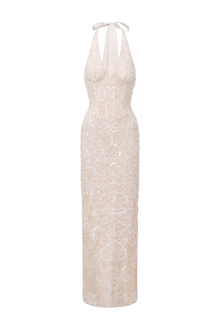 "Fever Dream" Embellished Maxi Dress