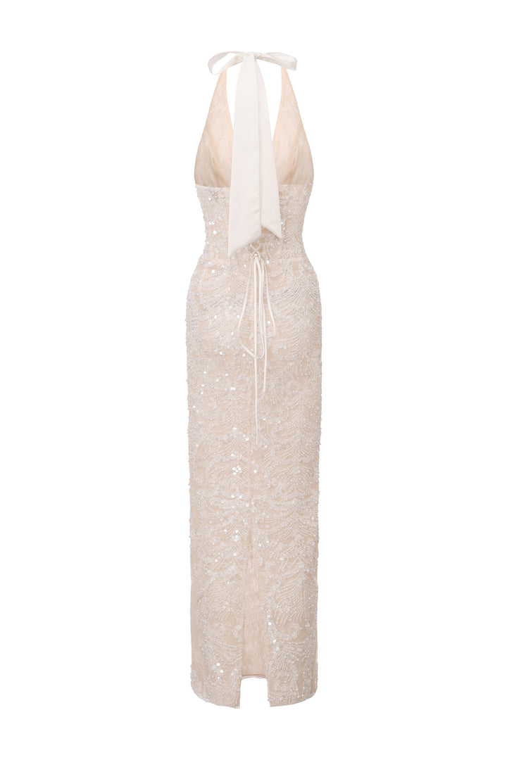 "Fever Dream" Embellished Maxi Dress