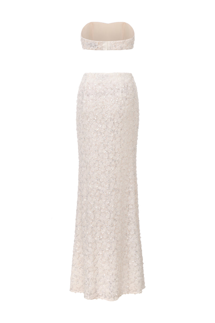 "Dove" Top & Skirt