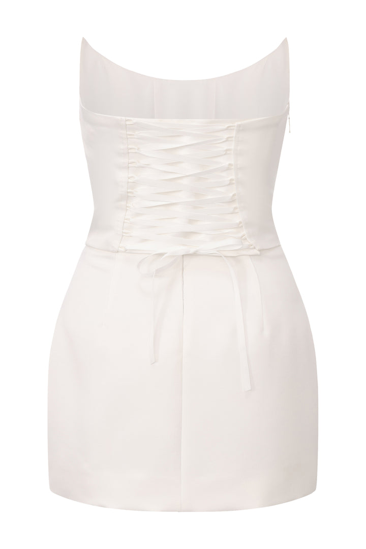 "Chen" Embellished Corset Top & Mini Skirt Co-Ord Set